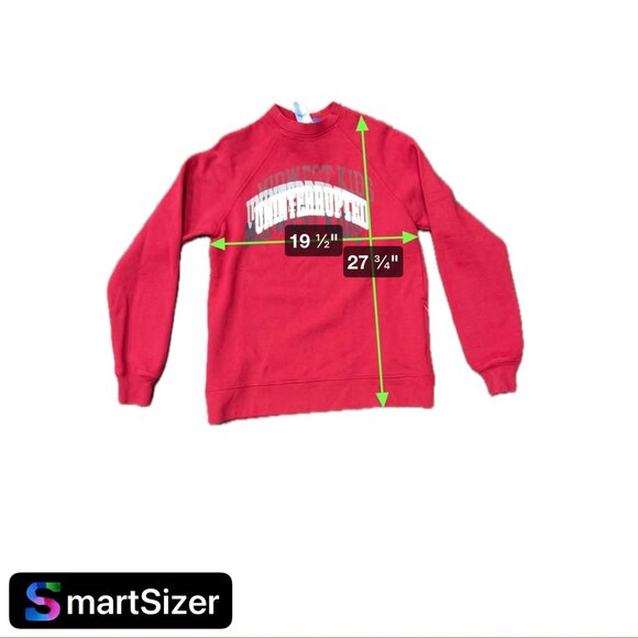 Midwest Kids Uninterrupted NEW Red Pullover Crewneck Sweatshirt Mens Size Medium - Picture 7 of 9